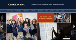 Desktop Screenshot of posnackschool.org