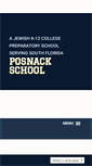 Mobile Screenshot of posnackschool.org